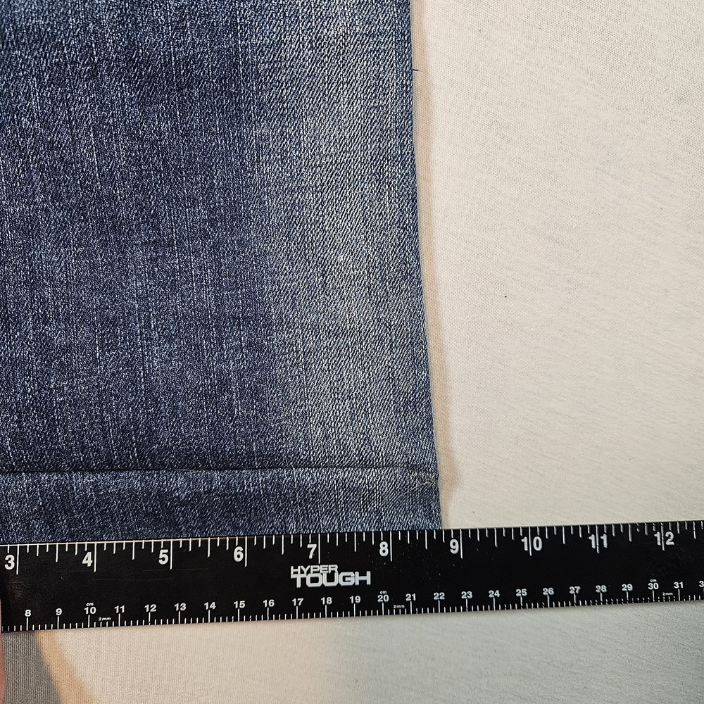 Rock Revival Jeans Kelly Boot 28 Thick Stitch Whiskering Embroidered Pockets - Picture 8 of 8